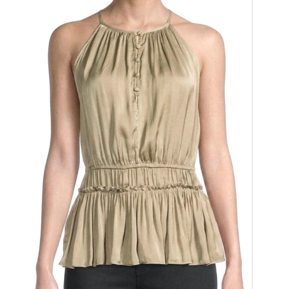 Philosophy Blouse Sleeveless peasant top Size large NWT